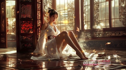 神秘而恬静，令人忍不住想要靠近