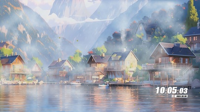 唯美治愈树木景色