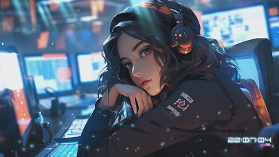 【4K】少女黑客