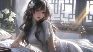 4k治愈唯美古风女神