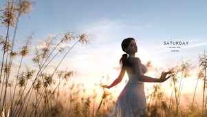 夕阳美女
