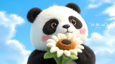 呆萌小熊猫