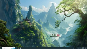 在此山中