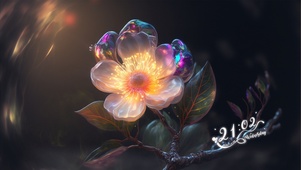 唯美治愈五彩花朵