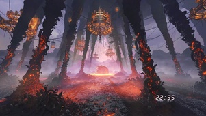 4K 红色末日世界 魔兽出世