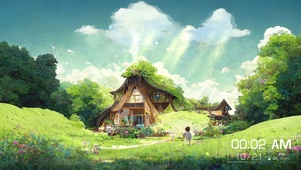 4k治愈护眼小屋