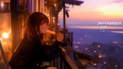 午后爱吃冰棍的少女