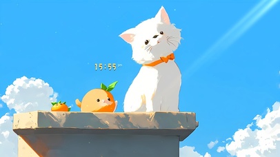 可爱橘子猫