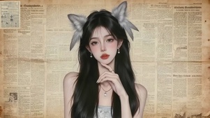 禁欲系港风美女