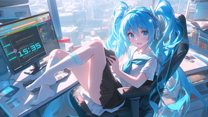 电竞初音少女