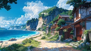 海岸小镇