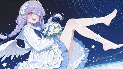 星空下的少女-秤亚津子