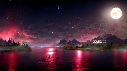 4k浪漫星空风景