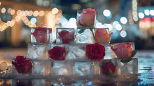 冰封的玫瑰