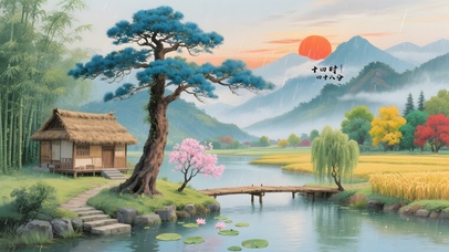 唯美古色古香风景