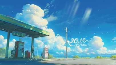 动漫场景护眼壁纸