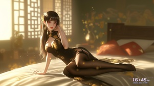 行云流水间自带霓裳