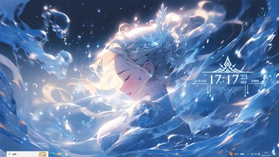 梦幻冰雪女王冬态主题