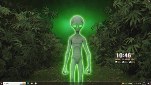 发光外星人—【主题桌面】