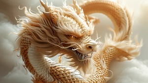 金龙腾云驾雾