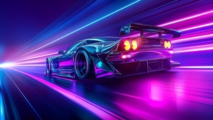 霓虹跑车