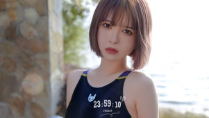 4K性感清纯短发美女