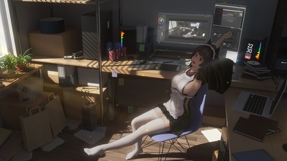 4K 女仆的电竞房间