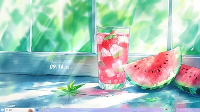 清新护眼果汁桌面主题