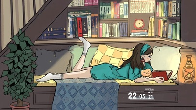 唯美治愈独居女孩