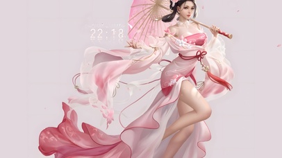 清纯性感古风美女