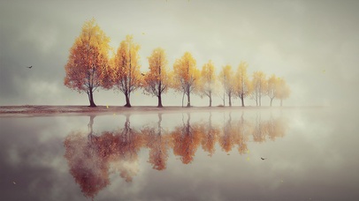 意境AI风景壁纸