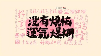 没有烦恼 运气爆棚