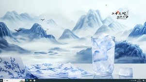 山水墨画
