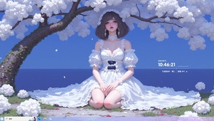 圣洁纯白女仆主题