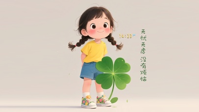 无忧无虑 没有烦恼