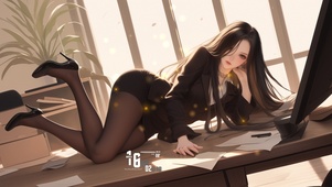 笑容如星辰闪烁，点亮了周围黑暗