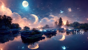 梦幻 湖景