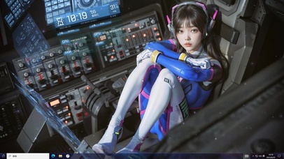 4k守望先锋美女cos