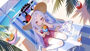 海边泳装少女-空崎日奈