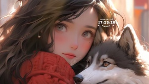 藏族少女