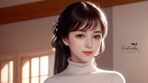纯欲毛衣女孩