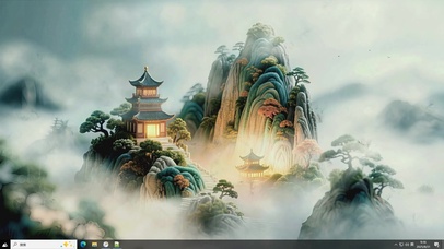 云崖琼宇-桌面主题