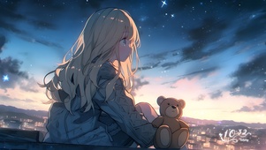 少女和小熊