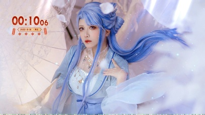 4K古风汉服美女