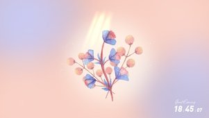 水彩浪漫花束