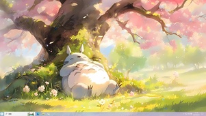 酣睡龙猫