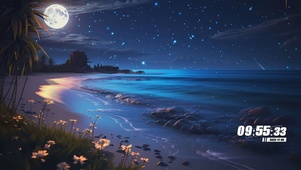 海边夜景