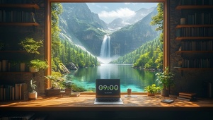 窗景如画案牍寻心