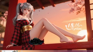 落花少女