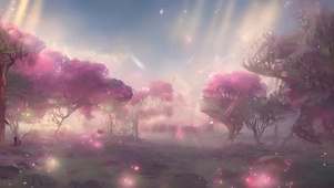 梦幻樱花林